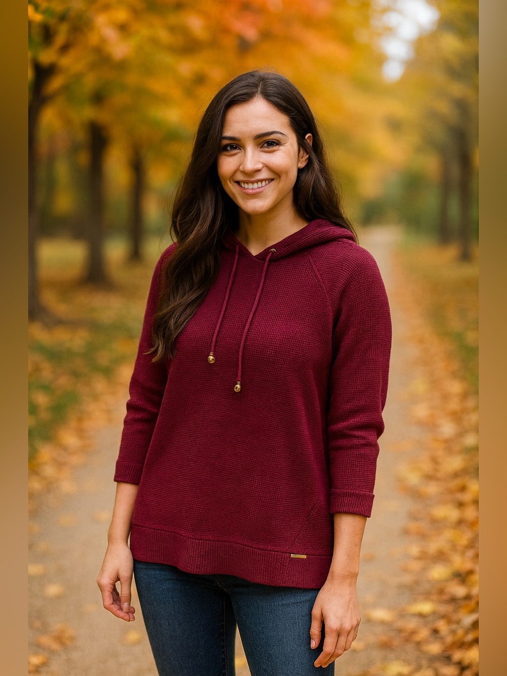 Michael Kors Hooded Knit Pullover Sweater